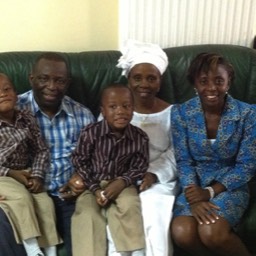 Rev. Hal & Martha Rahman & family - Meeting our good friends, Rev. Hal Rahman and his family in Douala, Cameroon.