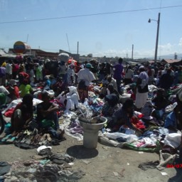 Port Au Prince, Haiti - Cloths sold at open market
