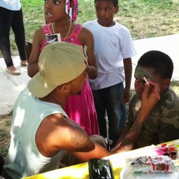 Reaching out in Park Heights - Face Painting